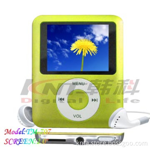2.0"TFT screen Mp4 player with loudspeaker